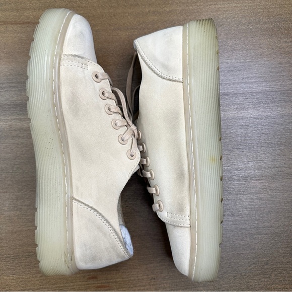 DR. MARTENS DANTE LEATHER SHOES SIZE 6- BEIGE - Picture 6 of 9